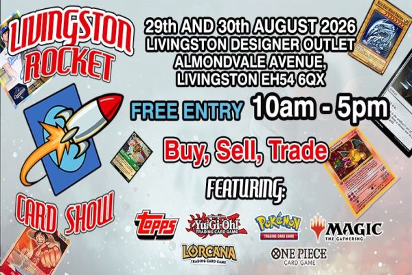 Livingston Rocket Card Show 2026 | Scottish Card Show — event image